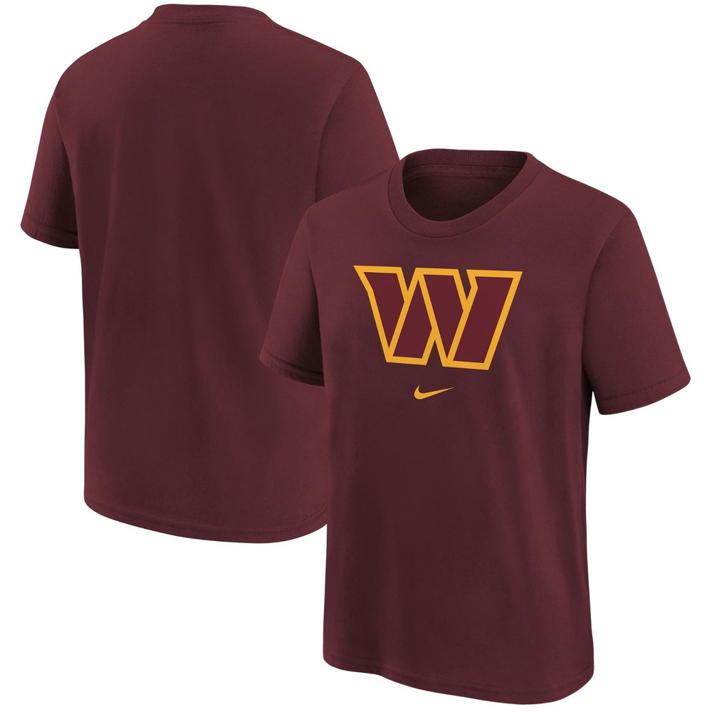 New Nike Washington Football Commanders Short Sleeve Shirt Size Youth Large
